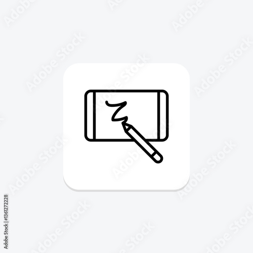 Digital Sketchpad, vector, pixel perfect, illustrator file