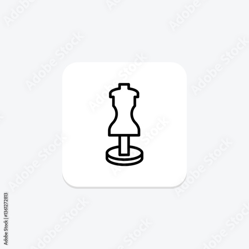 Sketching Mannequin, vector, pixel perfect, illustrator file