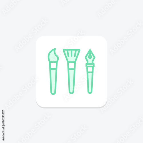 Art Brushes, vector, pixel perfect, illustrator file