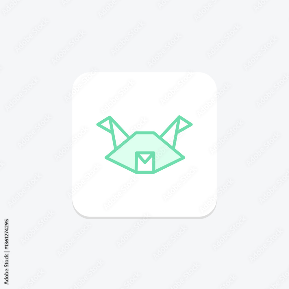 Origami Sculpture, vector, pixel perfect, illustrator file Origami Sculpture, vector, pixel perfect, illustrator file