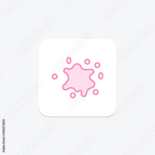 Paint Stain, vector, pixel perfect, illustrator file