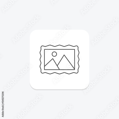 Digital Art Frame, vector, pixel perfect, illustrator file
