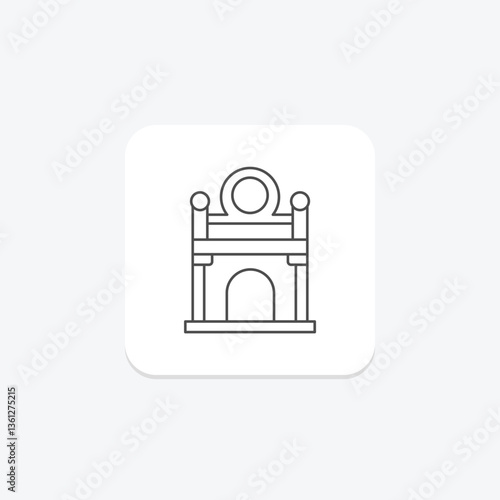 Museum Entrance, vector, pixel perfect, illustrator file