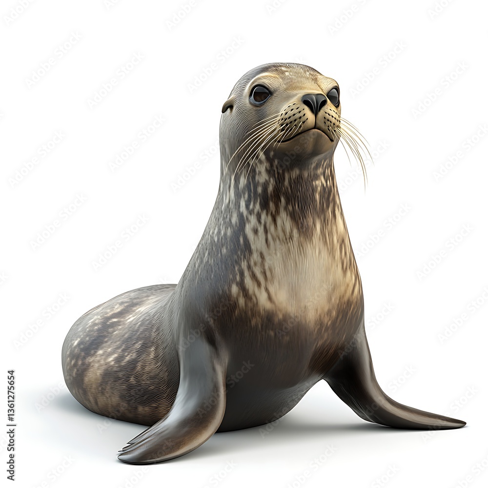 Obraz premium sea lion 3D render