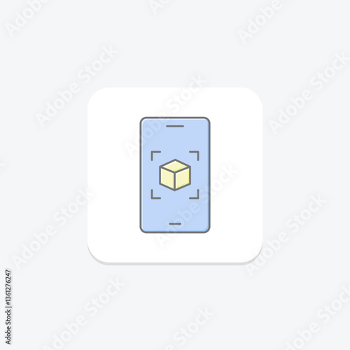 Augmented Reality Art, vector, pixel perfect, illustrator file