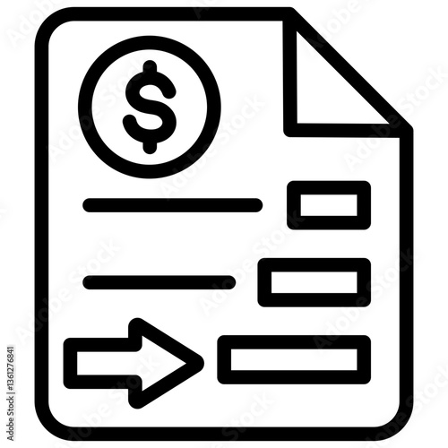 Bottom Line Icon