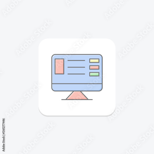 Vector Illustration Display, vector, pixel perfect, illustrator file