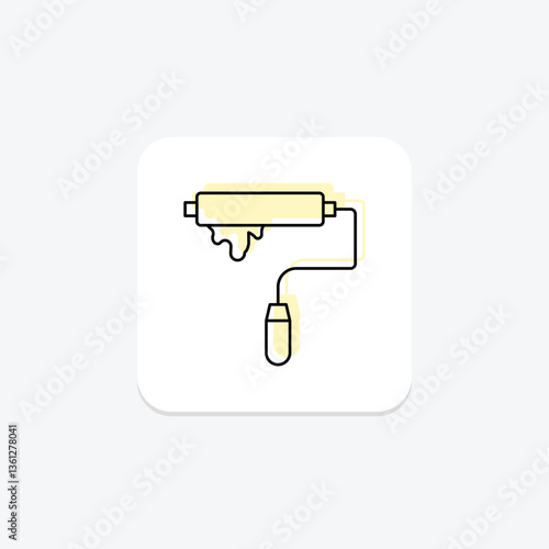 Paint Roller, vector, pixel perfect, illustrator file