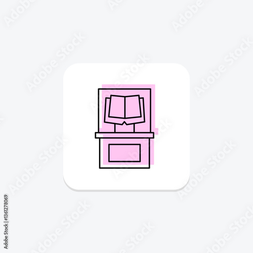 Ancient Book, vector, pixel perfect, illustrator file