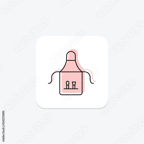 Art Apron, vector, pixel perfect, illustrator file