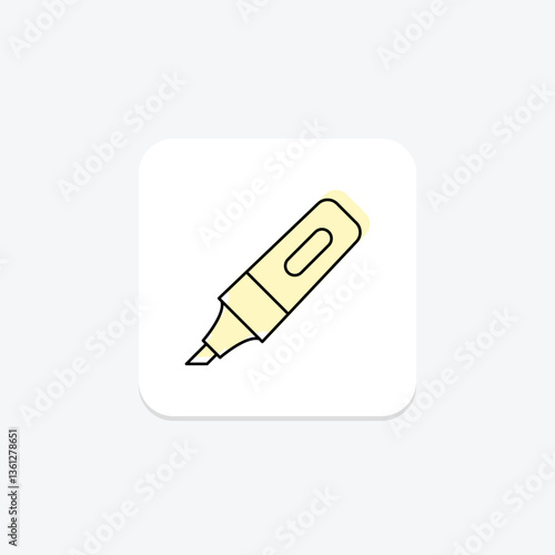 Marker, vector, pixel perfect, illustrator file