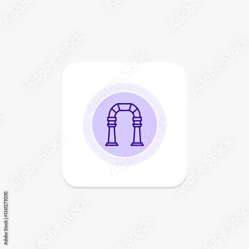 Gallery Archway, vector, pixel perfect, illustrator file