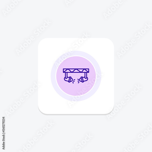 Gallery Spotlight, vector, pixel perfect, illustrator file