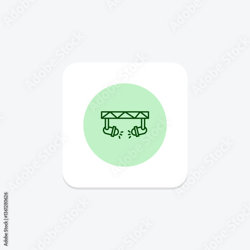 Gallery Spotlight, vector, pixel perfect, illustrator file