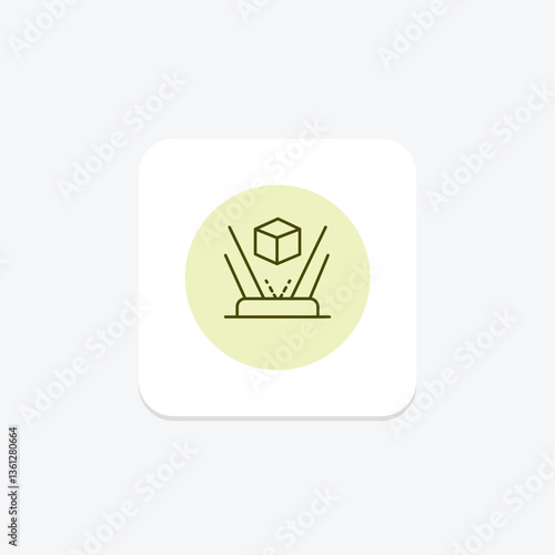 Holographic Artwork, vector, pixel perfect, illustrator file