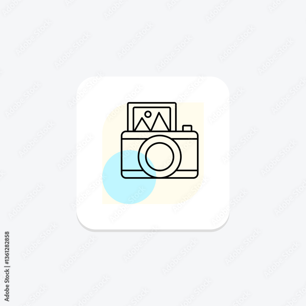 Instant Camera, vector, pixel perfect, illustrator file Instant Camera, vector, pixel perfect, illustrator file