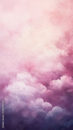 Dreamy Pink Cotton Candy Clouds..