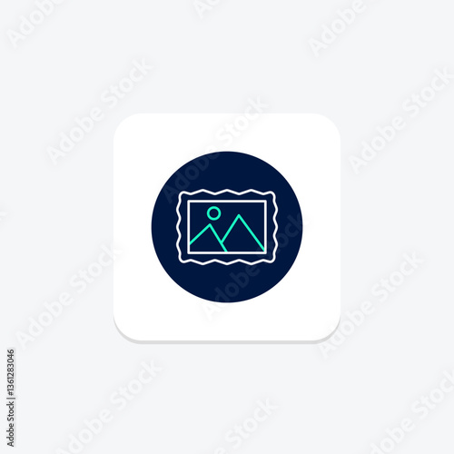 Digital Art Frame, vector, pixel perfect, illustrator file