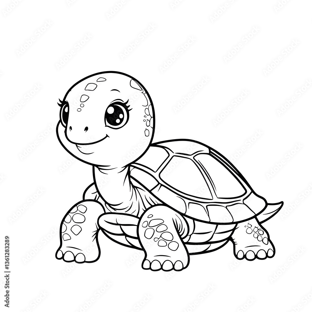 Fototapeta premium turtle cartoon
