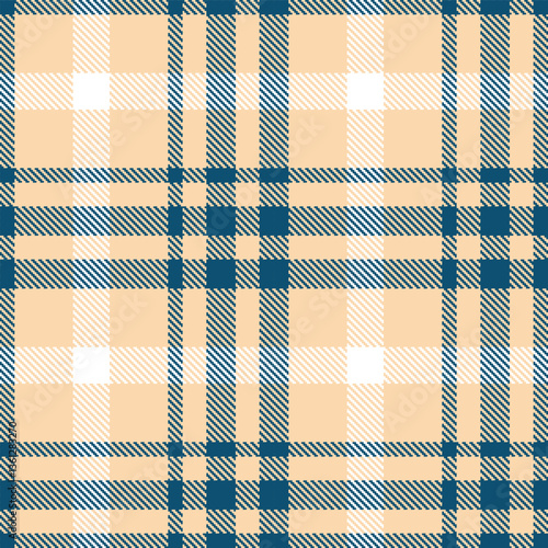Modern Iridescent Light Peach Seamless Tartan Textile Design Variant 1233
