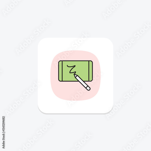 Digital Sketchpad, vector, pixel perfect, illustrator file