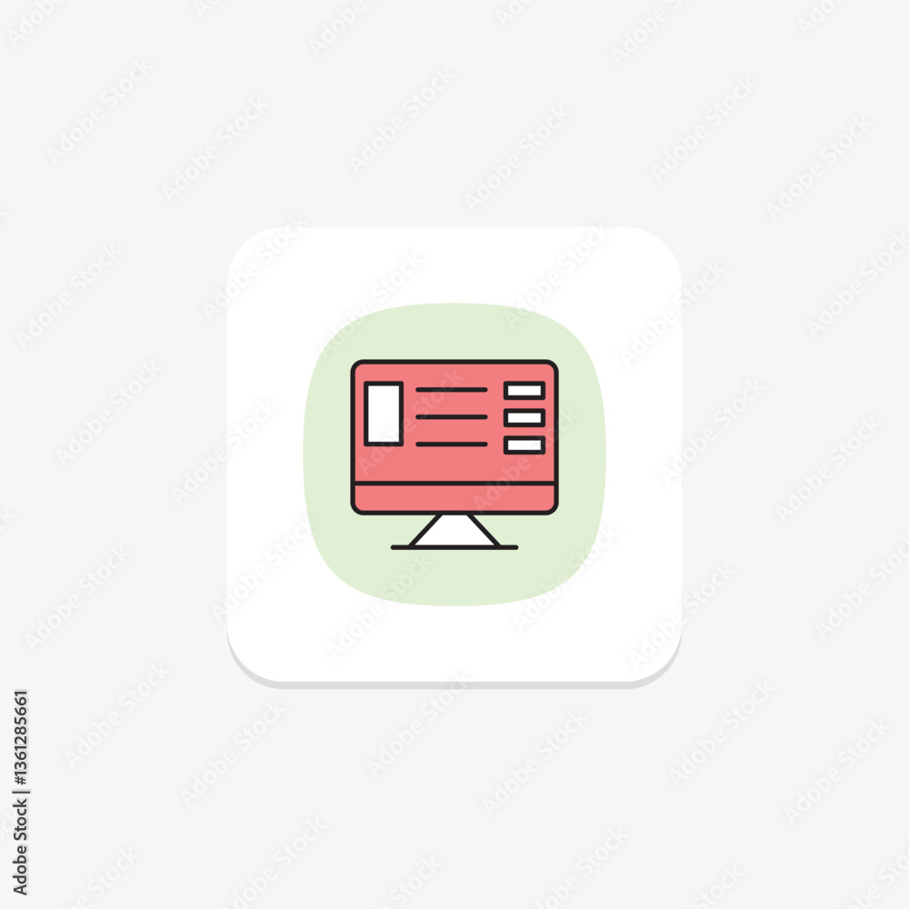 Vector Illustration Display, vector, pixel perfect, illustrator file Vector Illustration Display, vector, pixel perfect, illustrator file