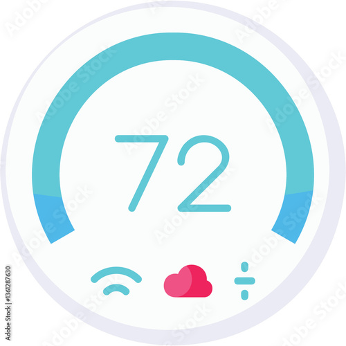 Smart Thermostat Illustration