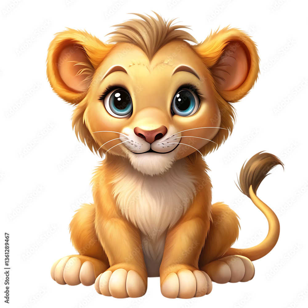 Adorable Baby Lion Cub Adorable Baby Lion Cub