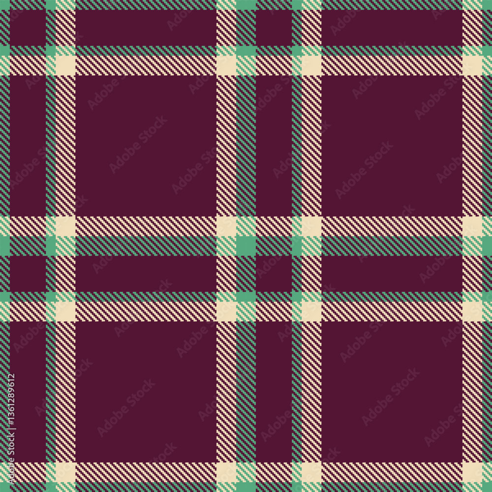 Modern Seamless Tartan in Metallic Tea tones Textile Design Modern Seamless Tartan in Metallic Tea tones Textile Design