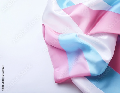 transgender banner; white background with copyscenery