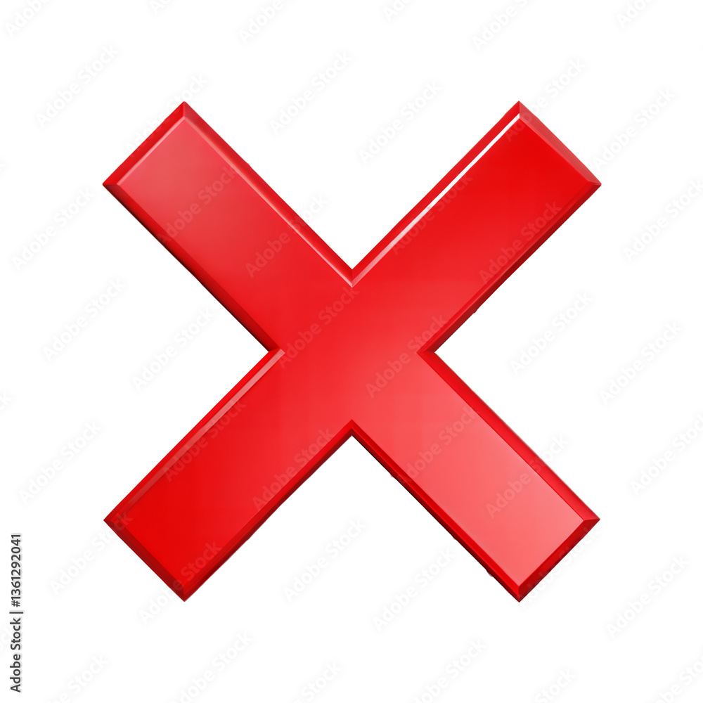 Red cross mark isolated on transparent background. Png Red cross mark isolated on transparent background. Png