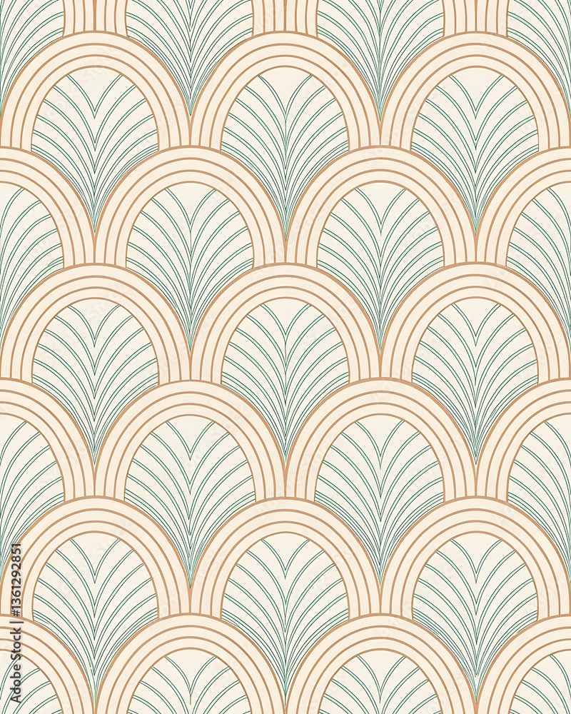 Minimalist pattern with flowing curved lines for modern design and decor. Minimalist pattern with flowing curved lines for modern design and decor.