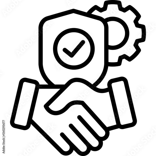 Process Reliability line icon