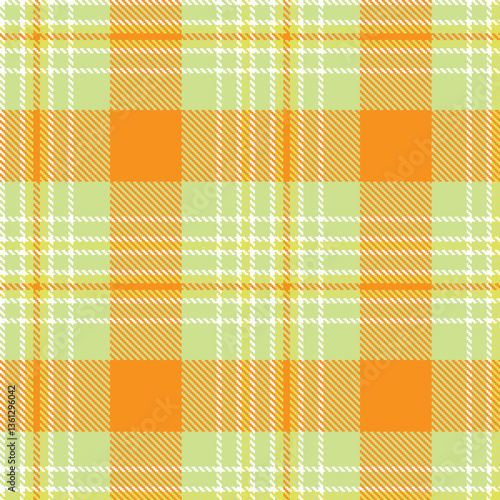 Modern Pale White Seamless Tartan Textile Design Variant 1420