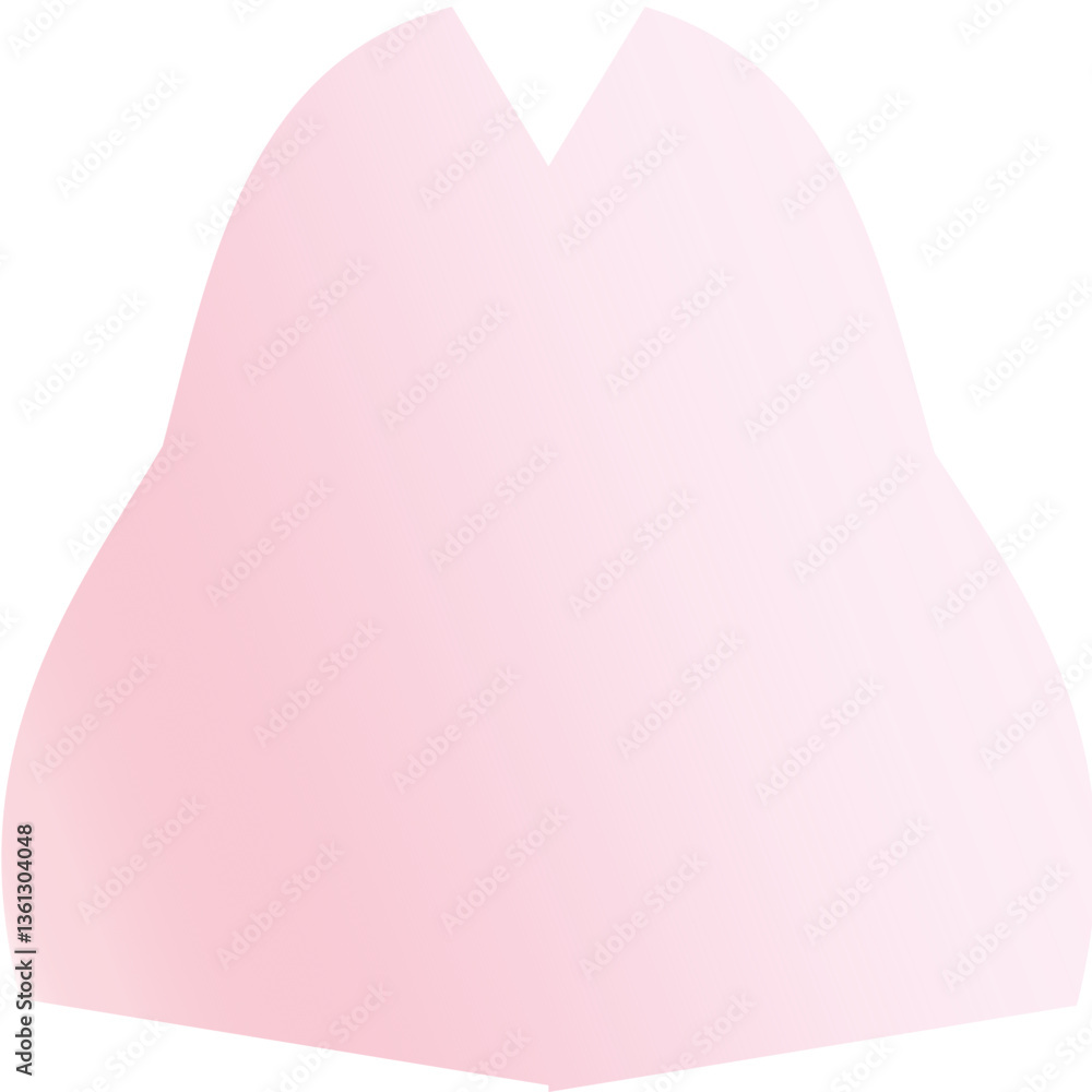 pink abstract form isolated with gradient and curves pink abstract form isolated with gradient and curves