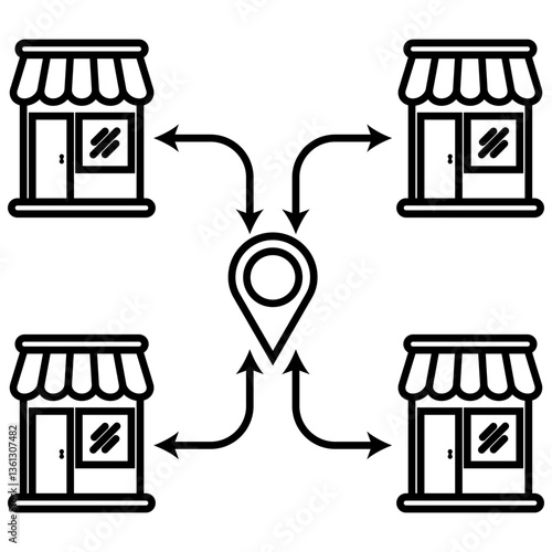 Franchise Line Icon