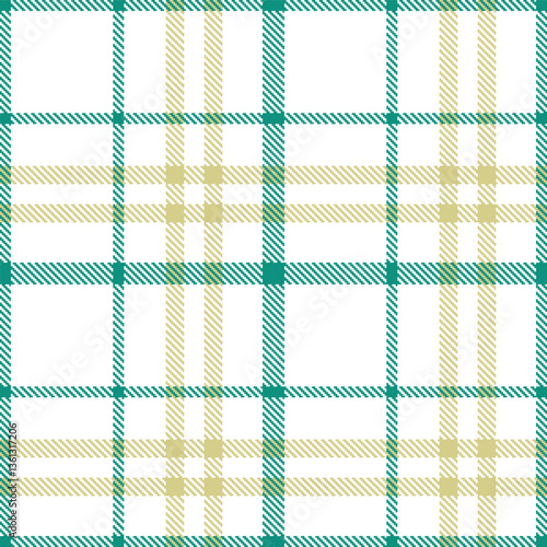 Modern Bright White Seamless Tartan Textile Design Variant 1727