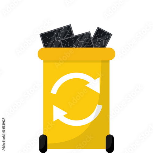 E Waste Trash Bin