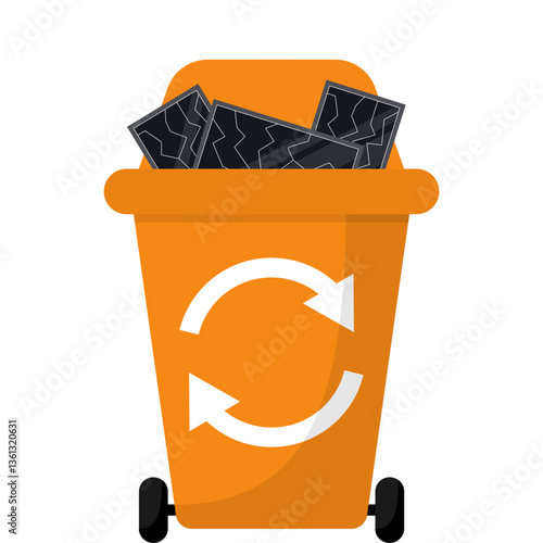 E Waste Trash Bin