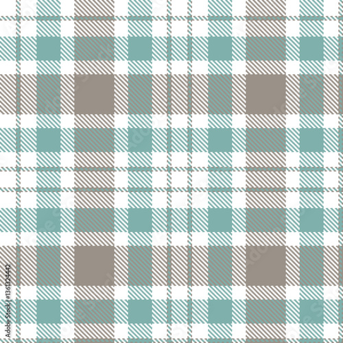 Modern Seamless Tartan in Metallic White tones Textile Design Variant 1827