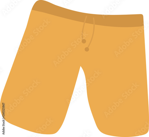 Swim pant illustration