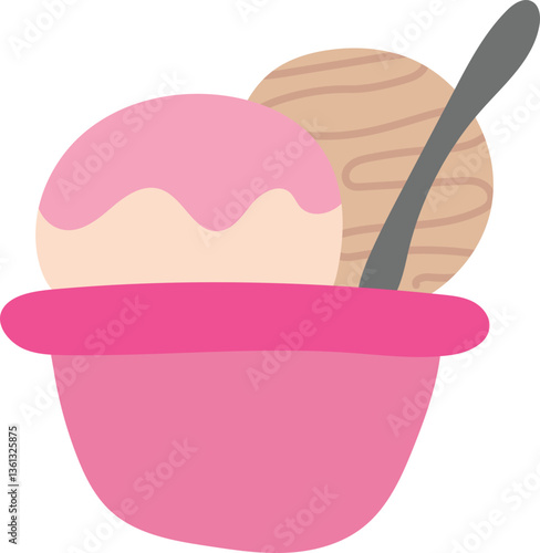 Ice cream illustration