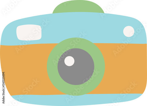 Pocket camera illustration