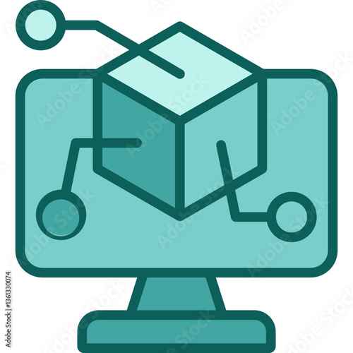 Modeling solid icon
