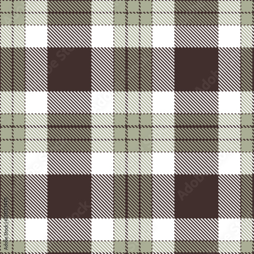 Modern Seamless Tartan in Pale Dark Grey tones Textile Design Variant 1959