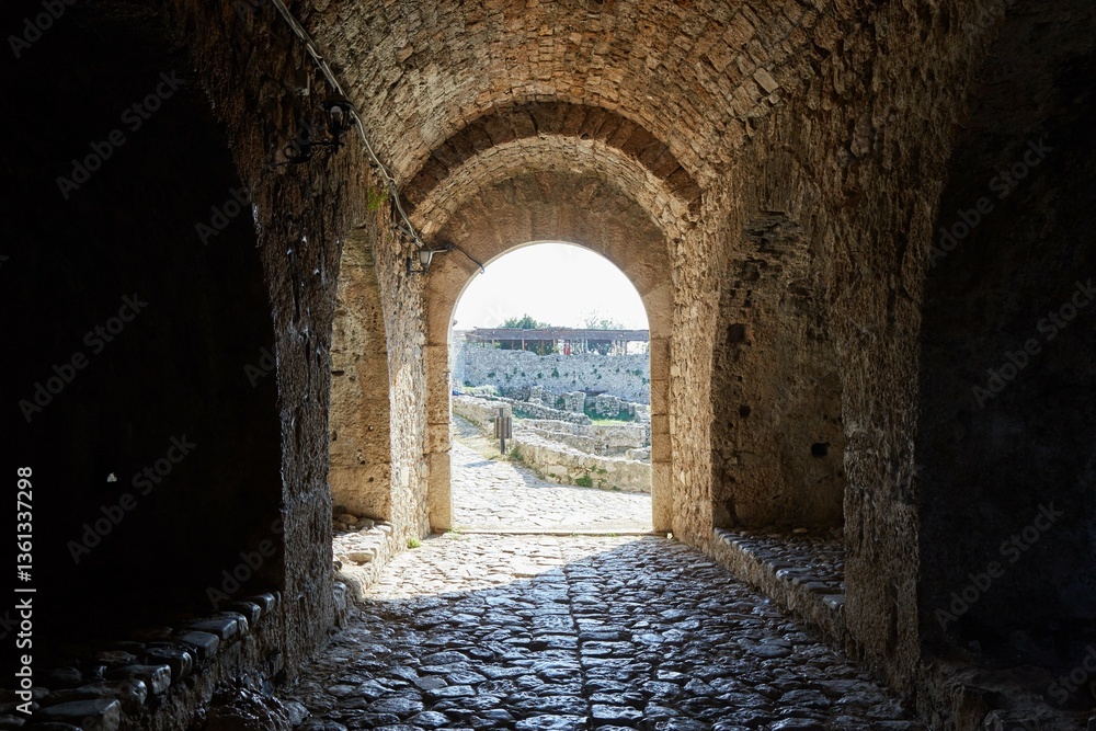 Fototapeta premium Kruje Castle, the Heart of Skanderbeg's Rebellion