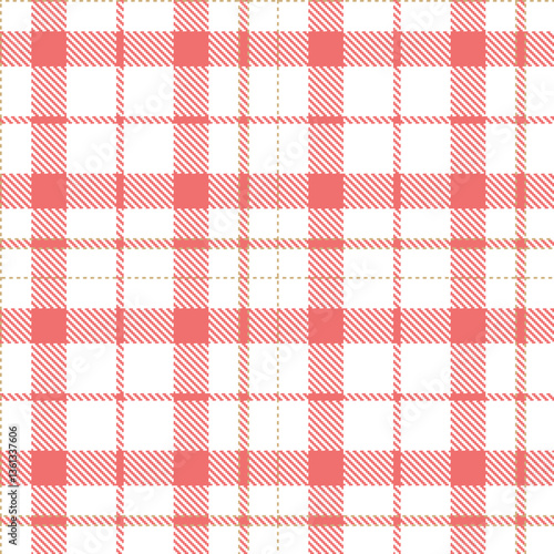 Modern Seamless Tartan in Dusty White tones Textile Design Variant 2014