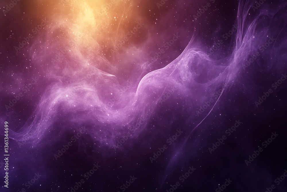 A beautiful vibrant cosmic nebula with stars and glowing colors A beautiful vibrant cosmic nebula with stars and glowing colors