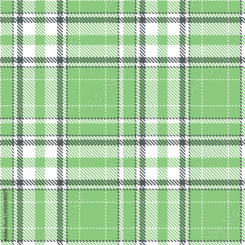 Modern Seamless Tartan in Warm White tones Textile Design Variant 2142