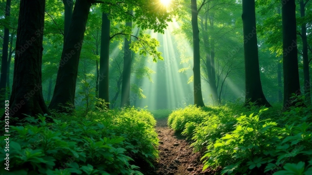 Obraz premium path in the wild jungle